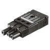 Wieland GST18i3 Series Cable Mini Connector Female Spring Clamp, 3-Pole, 16A, 3-Way, IP40 GST18i3