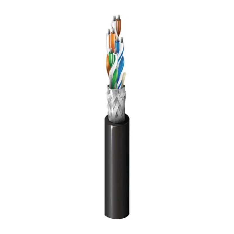 Belden 1633ES Cat5e Ethernet Cable 100m Screened Solid Copper Conductor Grey PVC Jacket MPN 