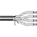 Belden 1633ES Cat5e Ethernet Cable 100m Screened Solid Copper Conductor Grey PVC Jacket MPN 