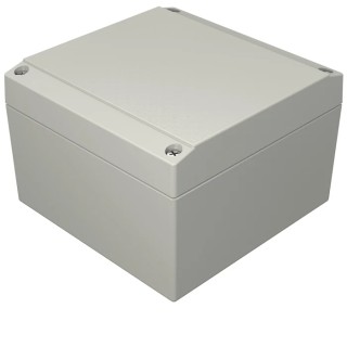 Rose Aluform Series Grey Grey Lid Die Cast Aluminium Enclosure IP66 IK09 120 mm x 120 mm x 120 mm IP66