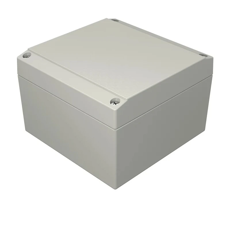 Rose Aluform Series Grey Grey Lid Die Cast Aluminium Enclosure IP66 IK09 120 mm x 120 mm x 120 mm IP66