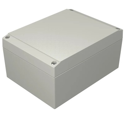 Rose Die Cast Aluminium Enclosure IP66 IK09 Grey Lid 160 mm x 160 mm x 120 mm IP66