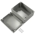 Rose Die Cast Aluminium Enclosure IP66 IK09 Grey Lid 160 mm x 160 mm x 120 mm IP66