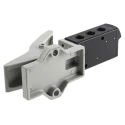 EMERSON ? ASCO EMERSON ASCO Pedal Pneumatic Manual Control Valve 1/4 in Port Size, Aluminium Body, 5/2 Valve 55102094