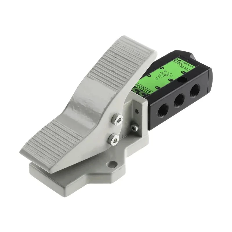 EMERSON ? ASCO EMERSON ASCO Pedal Pneumatic Manual Control Valve 1/4 in Port Size, Aluminium Body, 5/2 Valve 55102094