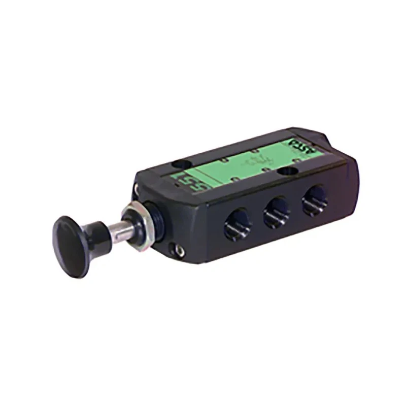 EMERSON ? ASCO Push Button Pneumatic Manual Control Valve 551 Series, G 1/4, 5/2 Valve Function, III B 55102086
