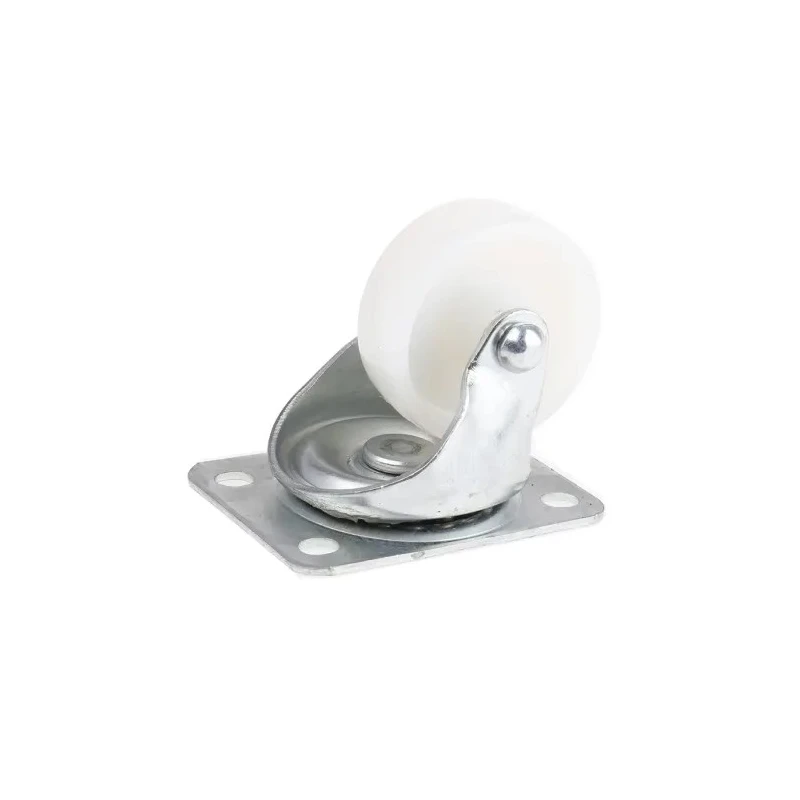 Flexello Medium Duty Nylon Wheel Swivel Castor, 63 mm Wheel Diameter, 85 kg Load Capacity, Plain Bore Hub, Model 420-3427