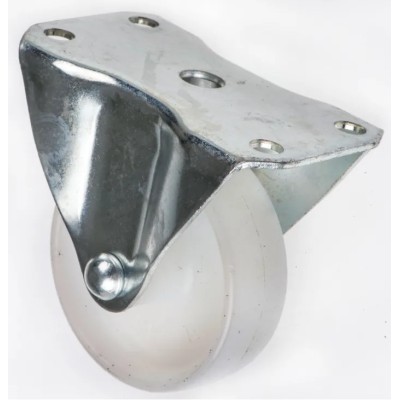 Flexello Fixed Castor Nylon Wheel 75 mm Diameter 130 kg Load Capacity 95 mm Overall Height Model 420-3382