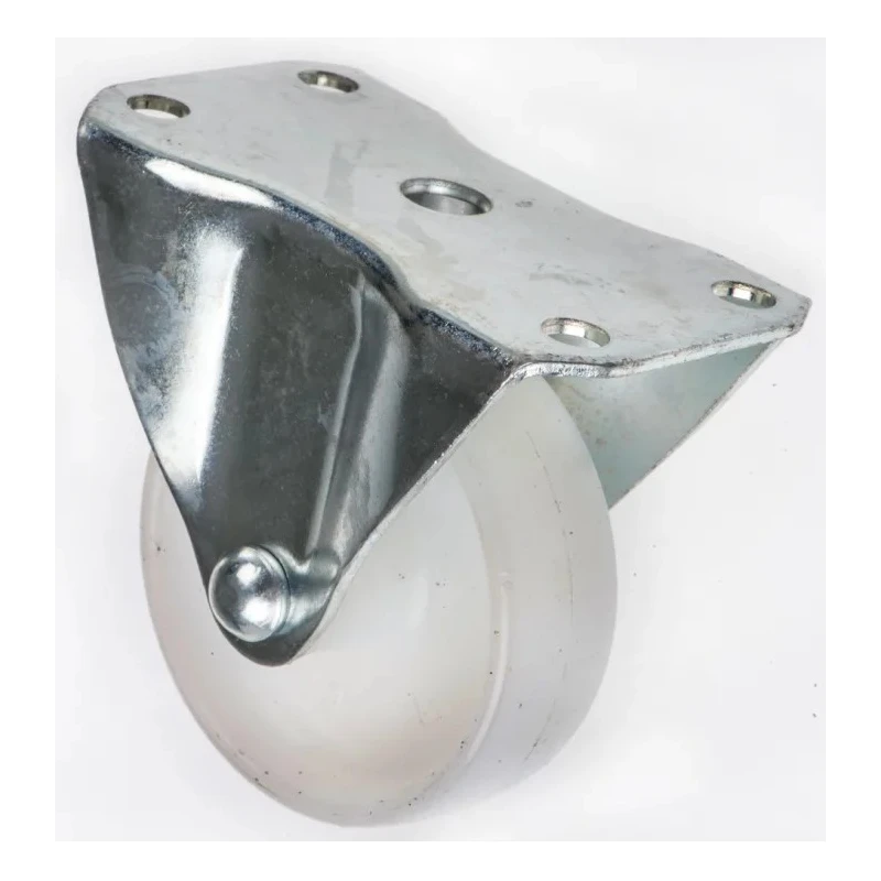 Flexello Fixed Castor Nylon Wheel 75 mm Diameter 130 kg Load Capacity 95 mm Overall Height Model 420-3382