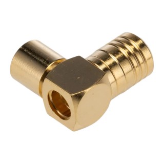 TE Connectivity SMB Series Coaxial Connector Cable Male SMB, 50 Ω, Right Angle Body Solder 1-1478008-0