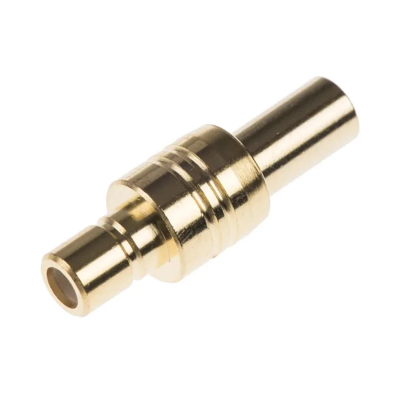 Radiall SMB Series Coaxial Connector Cable Female SMB 50 Ω Straight Body Crimp 1-1337477-0