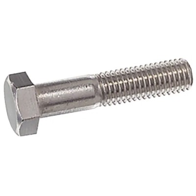 Yahata Neji Stainless Steel Hex Bolt M16 x 30 mm, Grade A2, Plain Finish, JIS B 1180 M16X30