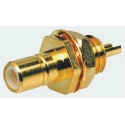 TE Connectivity SMB Series Coaxial Connector Panel Mount Female 50 Ω Straight Body Solder 1-1337480-0