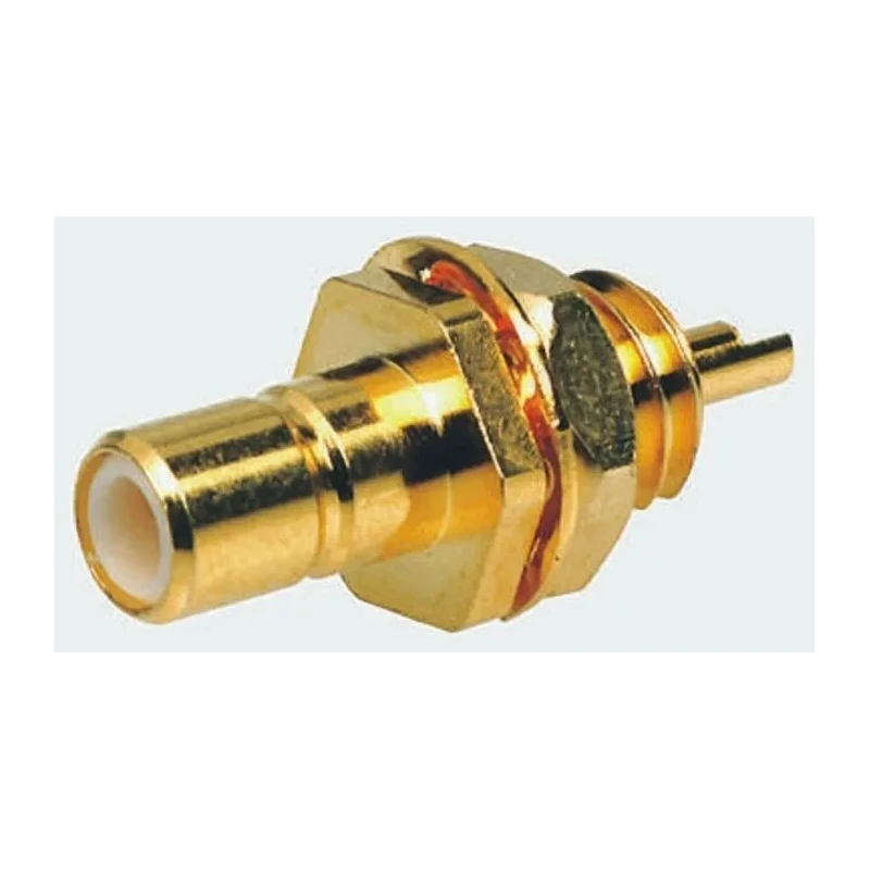 TE Connectivity SMB Series Coaxial Connector Panel Mount Female 50 Ω Straight Body Solder 1-1337480-0