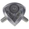 Bosch Rexroth S12 Corner Bracket Connecting Component Strut Profile 45 mm Groove Size 10 mm 3842519321