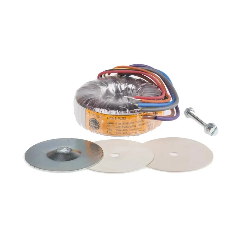 Nuvotem Talema 230 V AC 2 x 9 V AC Toroidal Transformer 2 Output 80 VA 92420-P2S2