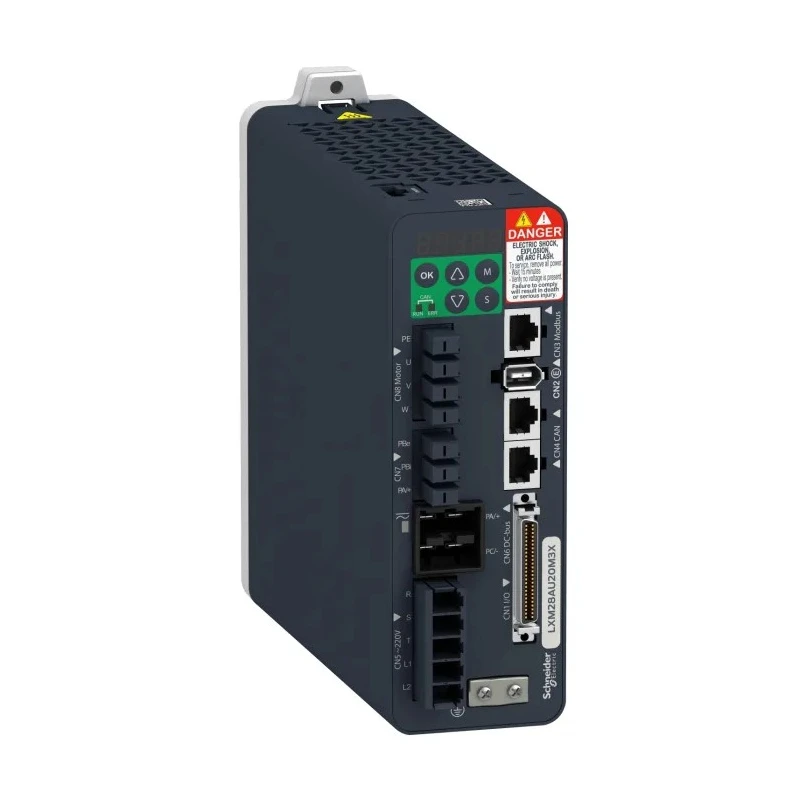 Schneider Electric 2 kW, 200V-255V, 3 Phase, 8.7A Motion and Encoder Feedback Servo Drive LXM28AU20M3X