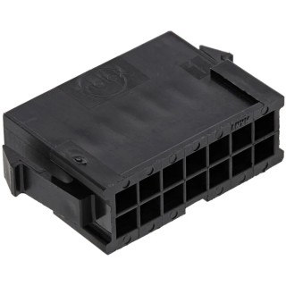 Molex Micro-Fit Male Connector Housing 3 mm Pitch 14 Way 2 Row Straight 43020-1400