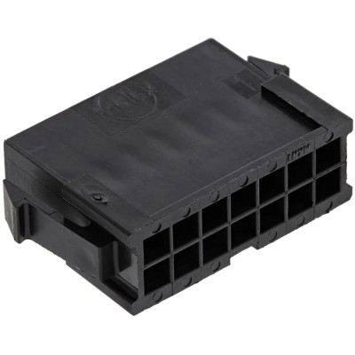 Molex Micro-Fit Male Connector Housing 3 mm Pitch 14 Way 2 Row Straight 43020-1400