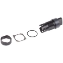Schneider Electric Harmony Series 2 Position Selector Switch Head 16mm Cutout Black Handle IP65 ZB6AD22