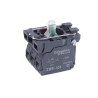 Schneider Electric Harmony Series Contact & Light Block 24V ac/dc LED White Light 1 NO/1 NC ZB5AW0B15