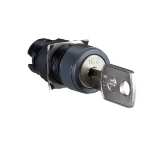 Schneider Electric Harmony 2-position Latching Key Switch Head with 16 mm Cutout ZB6AGC