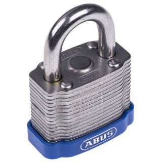 ABUS Key Steel Padlock Weatherproof, 6.7 mm Shackle Diameter, 20 mm Shackle Length, 44mm Body XR0041 40