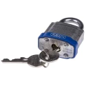 ABUS Key Steel Padlock Weatherproof, 6.7 mm Shackle Diameter, 20 mm Shackle Length, 44mm Body XR0041 40