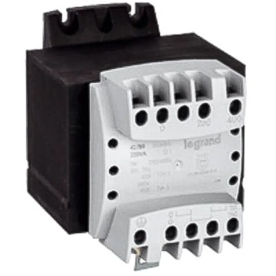 Legrand 100 VA DIN Rail Transformer, 230 to 400 V Primary, 230 V Secondary, DIN Rail Mount, Connection Strip 0 427 87