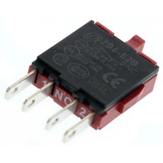 Schneider Electric Harmony Series Contact Block 250V 3A 1 NC Faston Terminals ZB6E2B