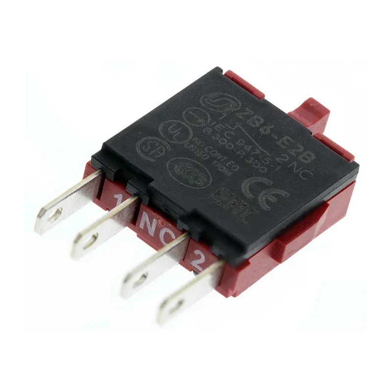 Schneider Electric Harmony Series Contact Block 250V 3A 1 NC Faston Terminals ZB6E2B