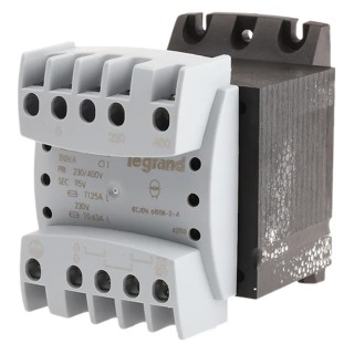 Legrand 160 VA DIN Rail Transformer, 230 to 400 V Primary, 230 V Secondary, Screw Mount, 98x84x104 mm, 50-60 Hz UL506