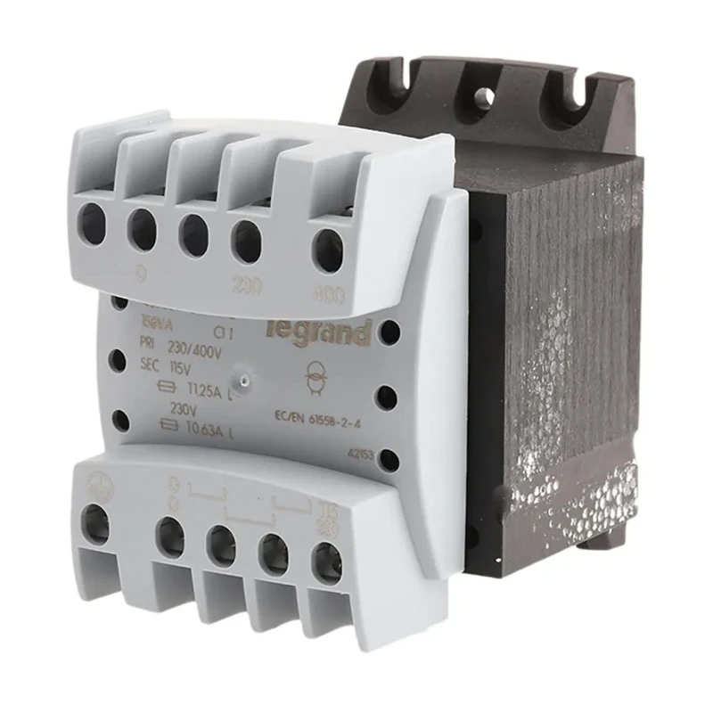 Legrand 160 VA DIN Rail Transformer, 230 to 400 V Primary, 230 V Secondary, Screw Mount, 98x84x104 mm, 50-60 Hz UL506