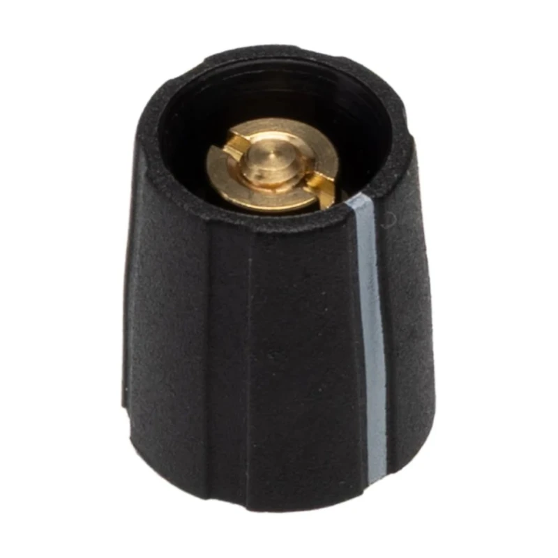 Sifam Black Nylon Potentiometer Knob 11.5 mm Diameter 14 mm Height for 3.2 mm Circular Shaft S111 125BK