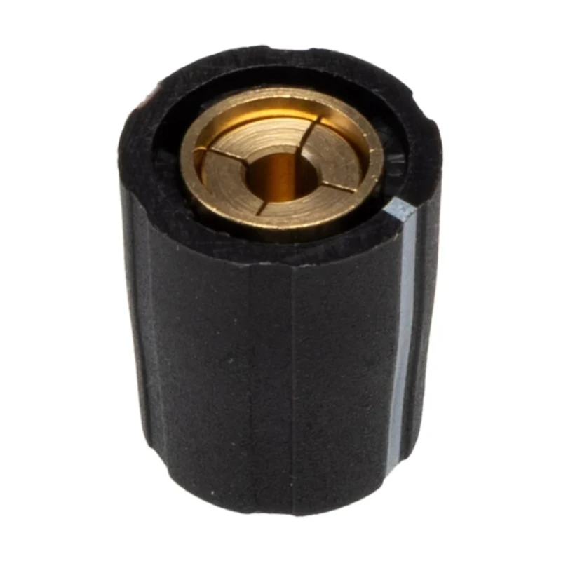 Sifam Black Nylon Potentiometer Knob 11.5 mm Diameter 14 mm Height for 3.2 mm Circular Shaft S111 125BK
