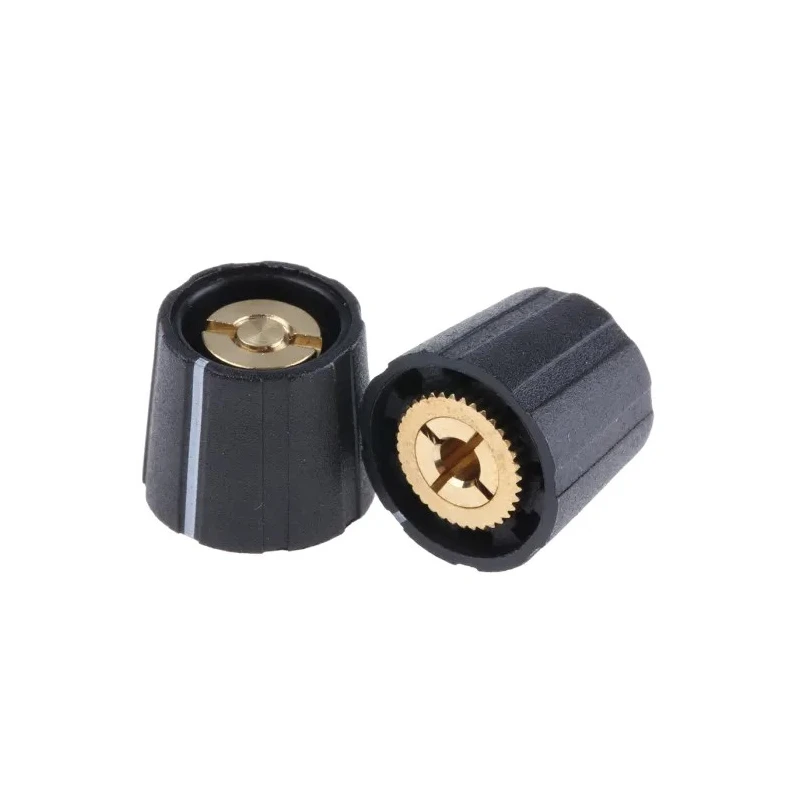 Sifam Black Nylon Potentiometer Knob 15.5 mm Diameter 14.3 mm Height for 3.2 mm Circular Shaft S151 125BK