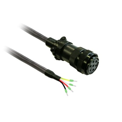 Schneider Electric Connection Accessory Power Cable for Lexium 28 Series VW3M5D6AR50