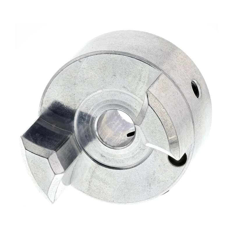Ruland Aluminium Jaw Coupler, 33.3 mm Outside Diameter, 8 mm Bore, 44.5 mm Length, Maximum Speed 8000 rpm MJS33-8-A
