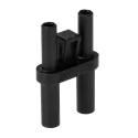 RS PRO Black Male Banana Plug, 4 mm Connector, Plug-In Termination, 45 V AC, 60 V DC, 36 A 423-3096