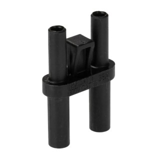 RS PRO Black Male Banana Plug, 4 mm Connector, Plug-In Termination, 45 V AC, 60 V DC, 36 A 423-3096