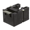 Molex RJ12 Modular Jack 6 Way Female Surface Mount Cat3 UTP Shielded Right Angle Connector 
