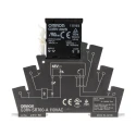 Omron Solid State Interface Relay 110V AC DIN Rail Screw Terminal G3RV-SR