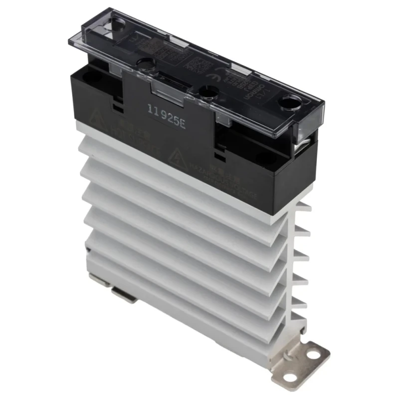 Omron Solid State Relay 25A Load, DIN Rail Mount, 528V AC Load, 12-24V Control G3PJ