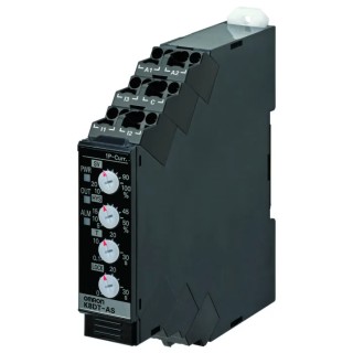 Omron Monitoring Relay 1 Phase SPDT DIN Rail Mount 20.4→26.4 V Supply 0.1A to 5A Contact Current K8DT-AS2CD