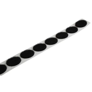 Velcro Black Loop Tape, 22mm Width x 5 m Length, 1.5mm Thickness, Self-Adhesive, Model EB01022330114561