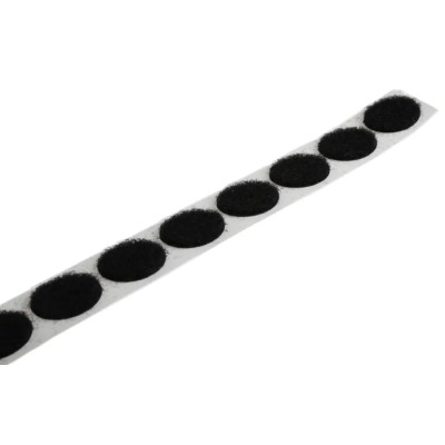 Velcro Black Loop Tape, 22mm Width x 5 m Length, 1.5mm Thickness, Self-Adhesive, Model EB01022330114561