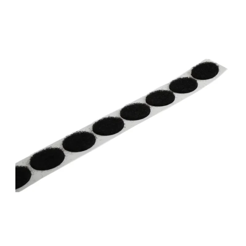 Velcro Black Loop Tape, 22mm Width x 5 m Length, 1.5mm Thickness, Self-Adhesive, Model EB01022330114561