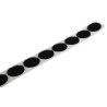 Velcro Black Loop Tape, 22mm Width x 5 m Length, 1.5mm Thickness, Self-Adhesive, Model EB01022330114561