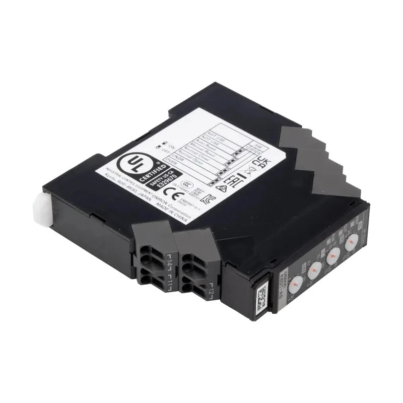 Omron Single Phase Monitoring Relay 1 Phase SPDT Push-in Terminals DIN Rail Mount 0.1A to 5A K8DT-AS2CA