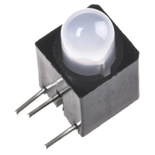 Dialight Red Green Right Angle PCB LED Indicator 5 mm (T-1 3/4), 2 LEDs 2.1 V Multicolour 550-3505